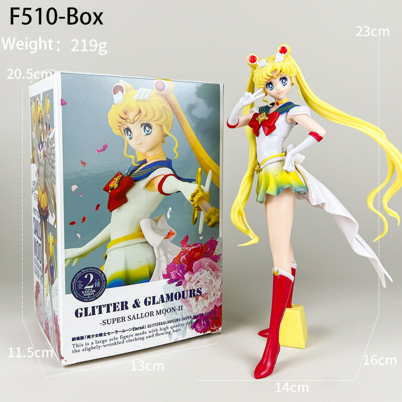 Sailor Moon Usagi Tsukino Statue Figure Anime Collection Sailor Moon Princess Serenity Model Toy Gift Decoration Fans