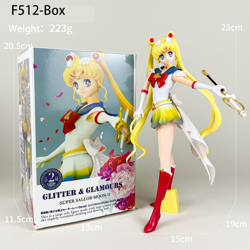 Sailor Moon Usagi Tsukino Transformation Statue Figure Transform Pose Anime Collection Magical Girl Model Toy Gift Decoration