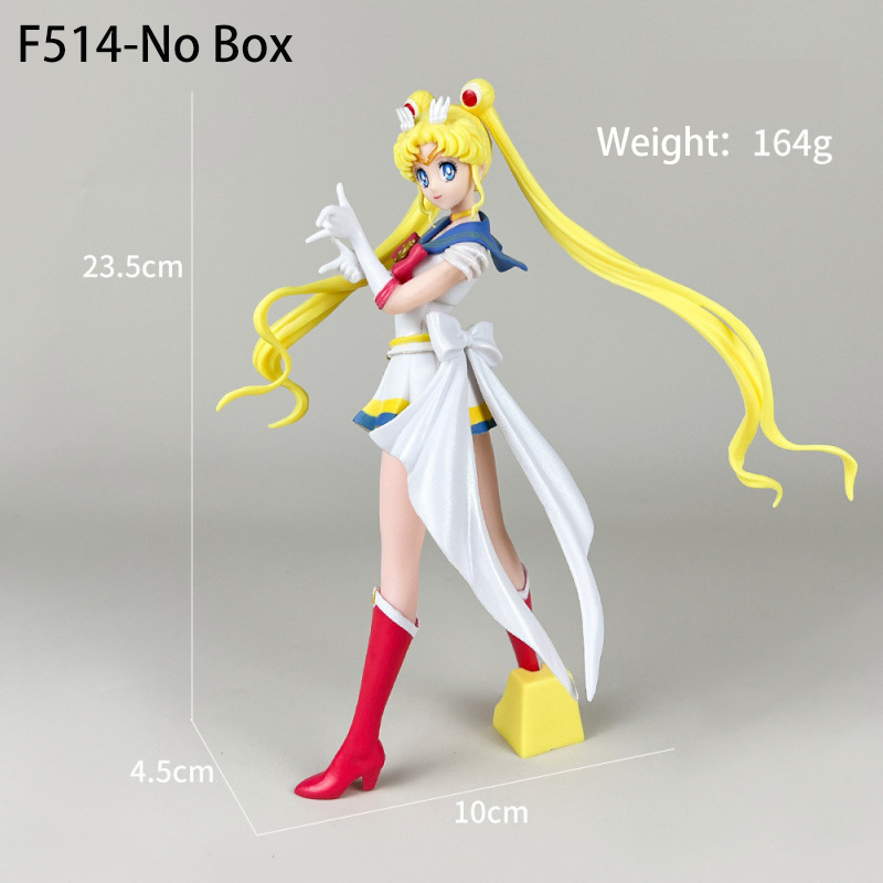 Sailor Moon Usagi Tsukino Statue Figure Anime Collection Magical Girl Sailor Moon Crystal Model Toy Gift Decoration Fans