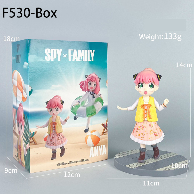 Anya Forger Statue Figure Kimono Spy x Family Anime Collection Cute Traditional Outfit Model Toy Gift Decoration Fans