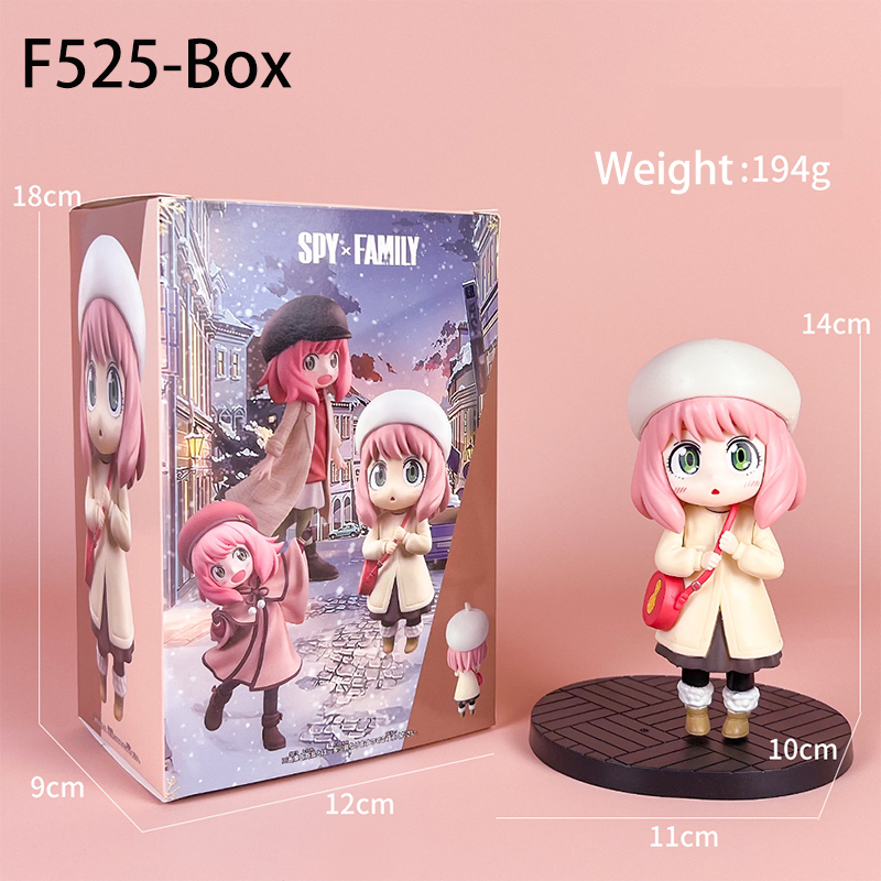 Anya Forger Backpack Statue Figure Spy x Family Anime Collection Cute Backpack Pose Model Toy Gift Decoration Fans