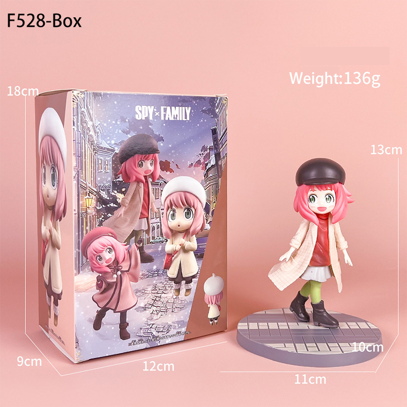 Anya Forger Statue Figure Spy x Family Anime Collection Stylish Outfit Model Toy Gift Decoration Fans