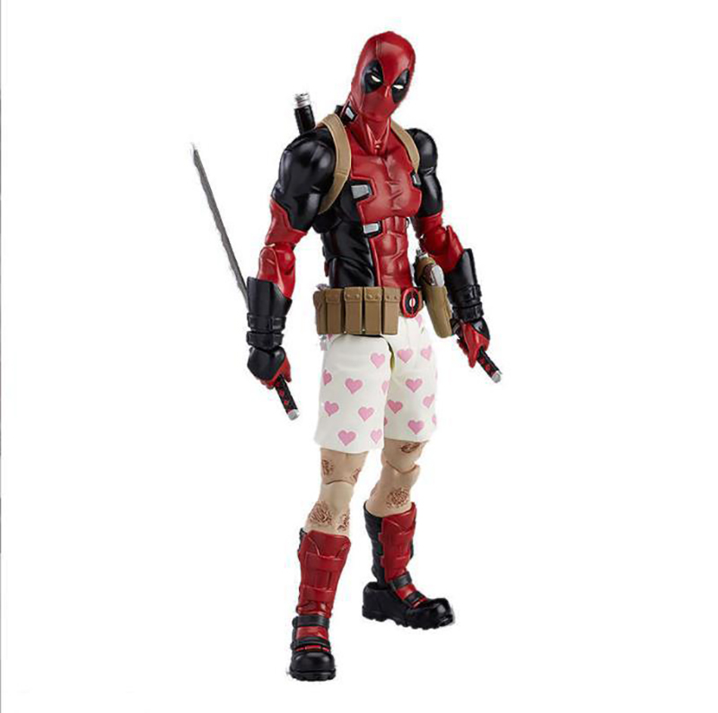Deadpool Action Figure Movable Joint Marvel Superhero Collection Poseable Model Toy Gift Decoration Fans