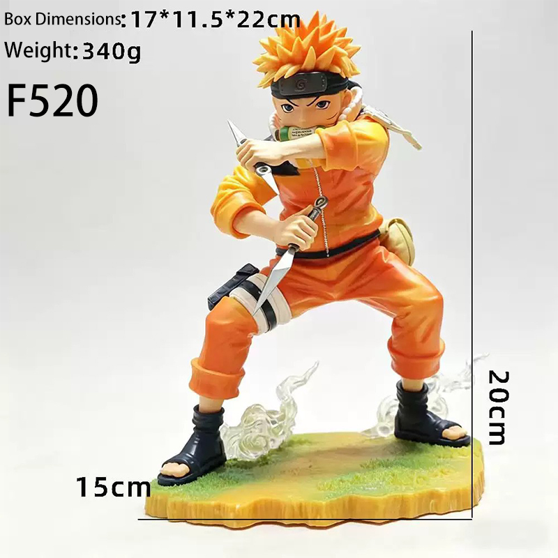 Young Naruto Uzumaki Statue Figure Naruto Anime Collection Childhood Ninja Model Toy Gift Decoration Fans