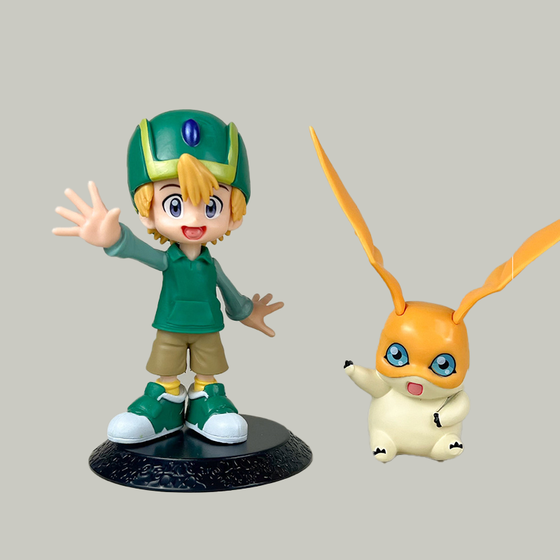 Digimon Takeru Takaishi & Patamon Statue Figure Anime Collection Model Toy High Detail Ornament Gift Fans