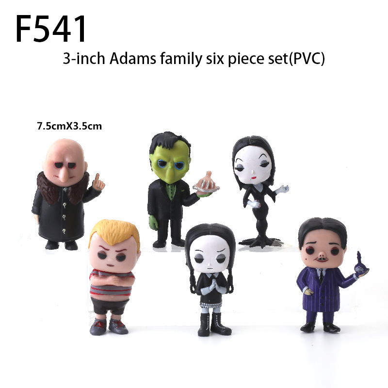 The Addams Family Statue Figure Collection Model Toy High Detail Movie Character Ornament Desk Shelf Decoration Gift Fans