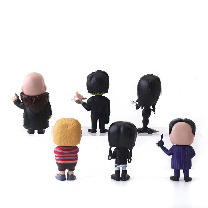 The Addams Family Statue Figure Collection Model Toy High Detail Movie Character Ornament Desk Shelf Decoration Gift Fans