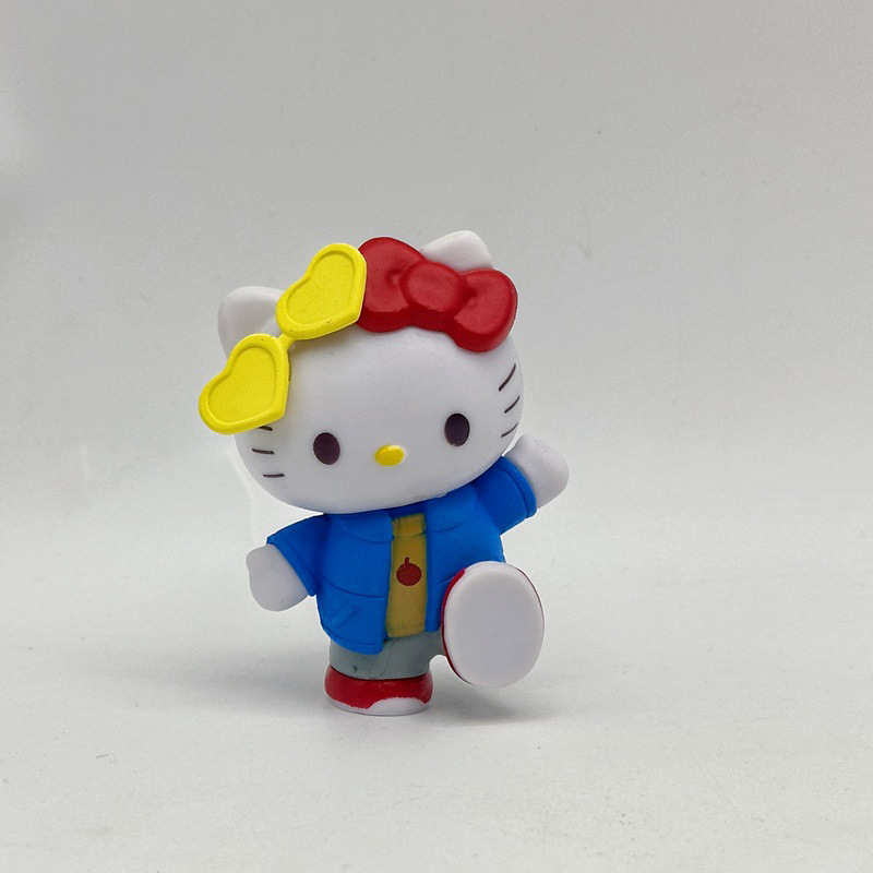 Hello Kitty 6 PCS Statue Figure Set Cute Cartoon Collection Model Toy Kawaii Character Ornament Desk Shelf Gift Fans