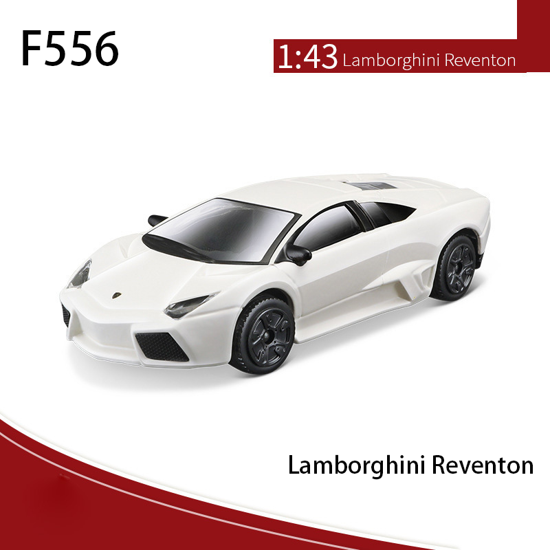 Lamborghini Reventon White 1:43 Scale Diecast Model Car Collection Supercar Replica Toy Ornament Gift Car Fans Collectors