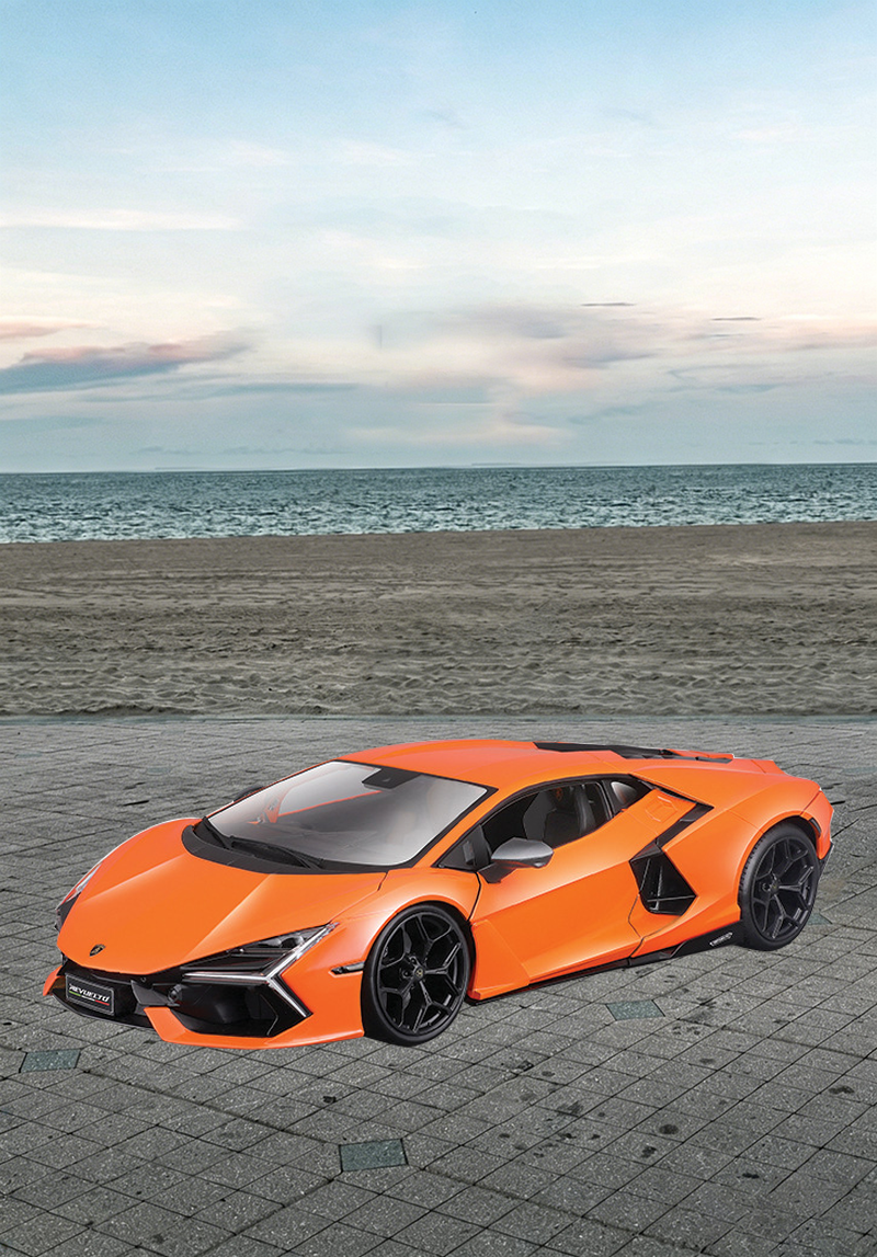 Lamborghini Revuelto 1:43 Scale Diecast Model Car Collection Supercar Replica Toy Detailed Sport Car Ornament Gift Fans