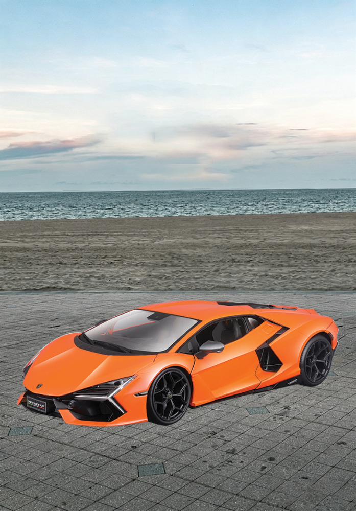 Lamborghini Revuelto 1:43 Scale Diecast Model Car Collection Supercar Replica Toy Detailed Sport Car Ornament Gift Fans