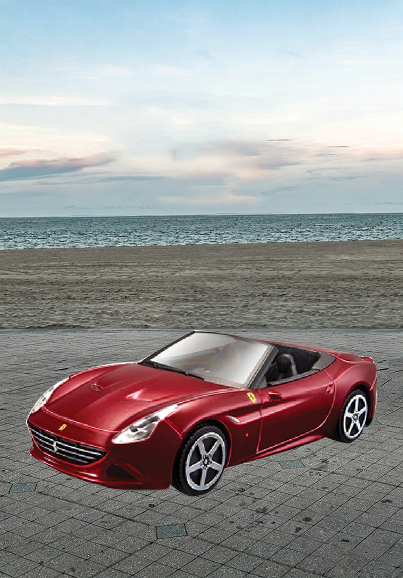 Ferrari California T Red 1:43 Scale Diecast Model Car Collection Luxury Sports Car Toy Ornament Gift Collectors
