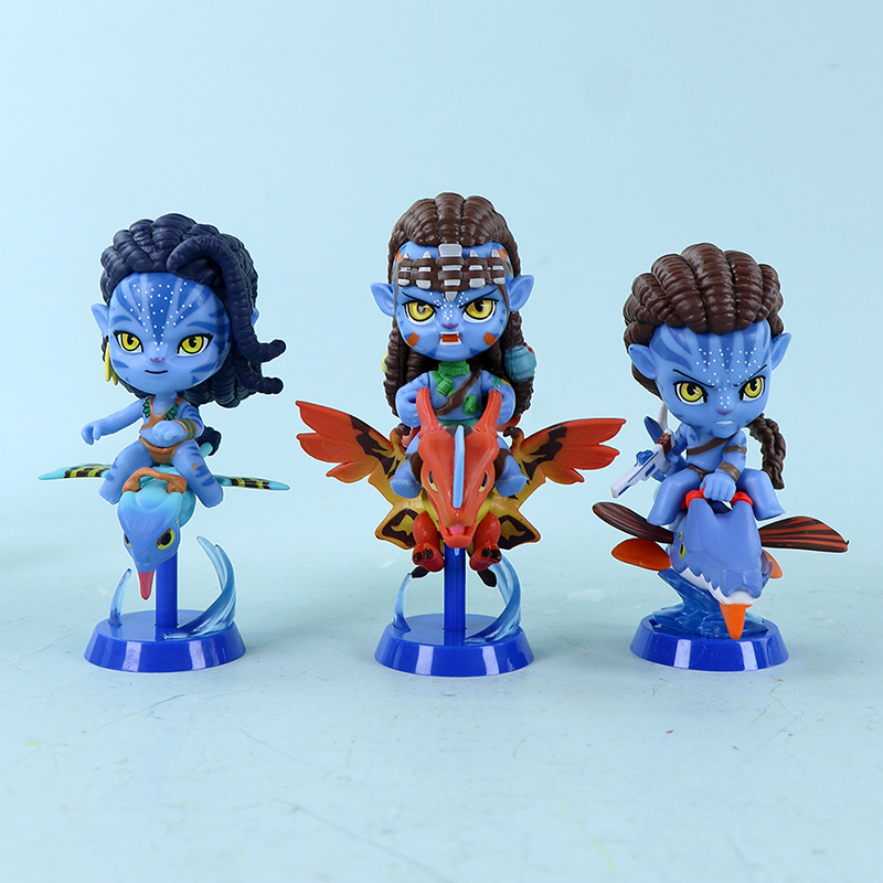 Avatar Statue Figure 7-Piece Set Collection Model Toy High-Detail Movie Inspired Fantasy Figures Fans Collectors Gift Decoraion ﻿