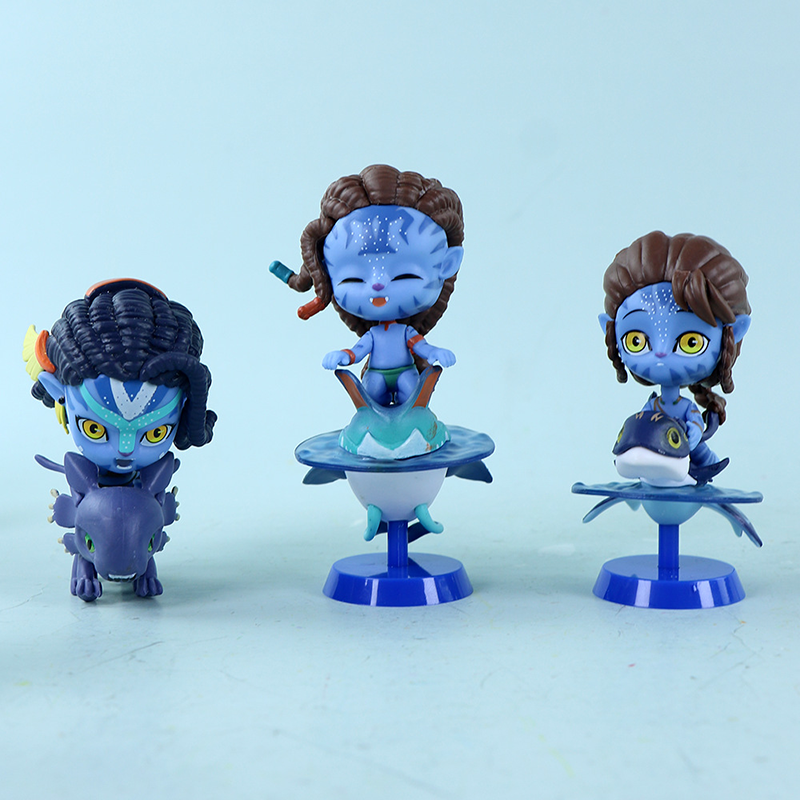 Avatar Statue Figure 7-Piece Set Collection Model Toy High-Detail Movie Inspired Fantasy Figures Fans Collectors Gift Decoraion ﻿