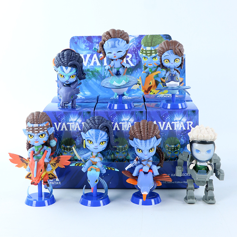 Avatar Statue Figure 7-Piece Set Collection Model Toy High-Detail Movie Inspired Fantasy Figures Fans Collectors Gift Decoraion ﻿