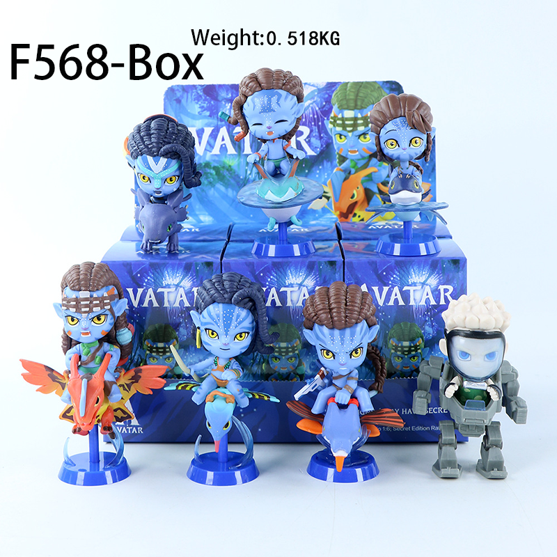 Avatar Statue Figure 7-Piece Set Collection Model Toy High-Detail Movie Inspired Fantasy Figures Fans Collectors Gift Decoraion ﻿