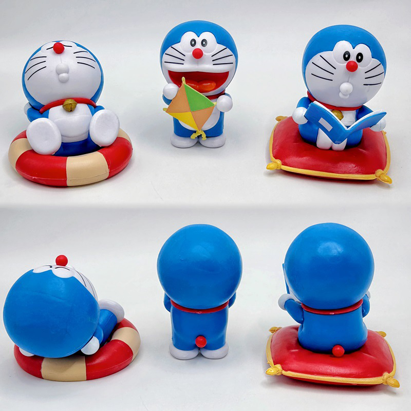 Doraemon Statue Figure 6-Piece Set Napping Series Collection Toy Set Doraemon Anime Model Desk Decoration Gift Fans