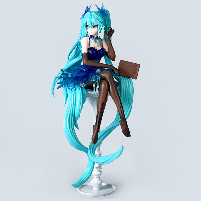 Hatsune Miku Eternal Night Series Statue Figure Toy High-Detail Anime Collection Model Fans Collectors Gift Decoration