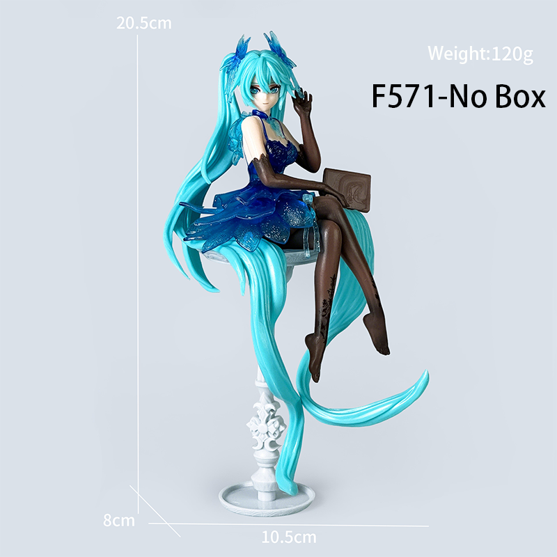 Hatsune Miku Eternal Night Series Statue Figure Toy High-Detail Anime Collection Model Fans Collectors Gift Decoration