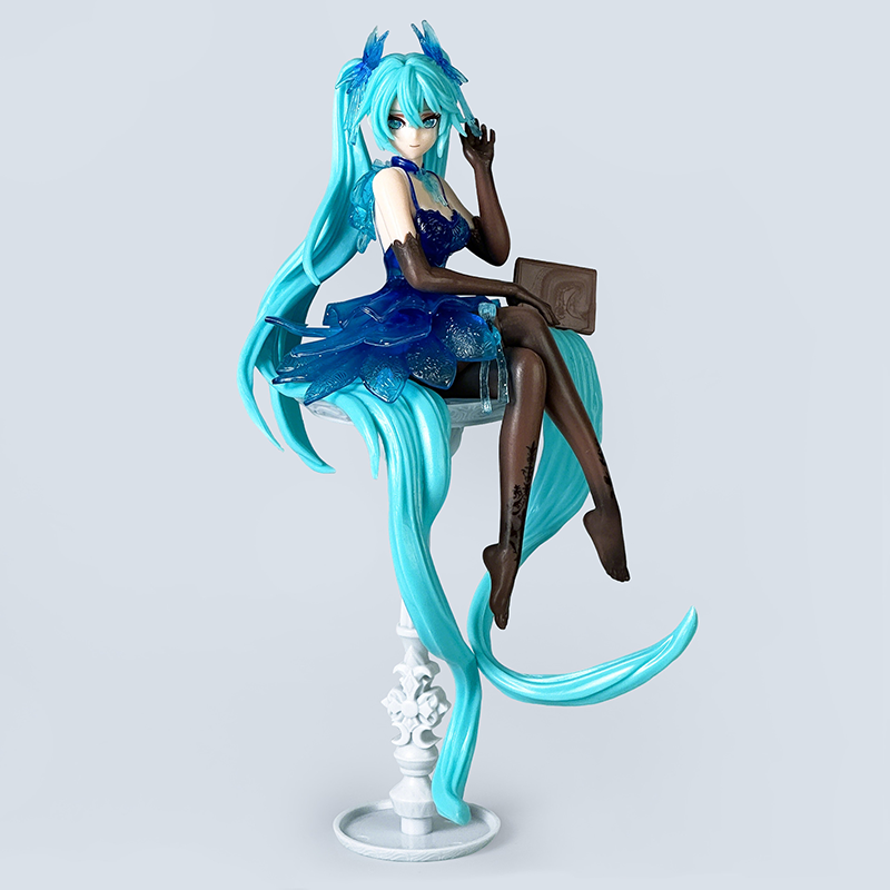 Hatsune Miku Eternal Night Series Statue Figure Toy High-Detail Anime Collection Model Fans Collectors Gift Decoration