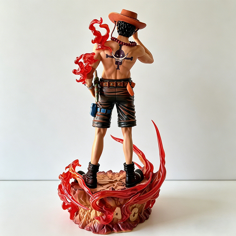 One Piece Portgas D. Ace Dream Hat Pose Statue Figure Toy High-Detail Anime Display Model Fans Collectors Gift Decoration