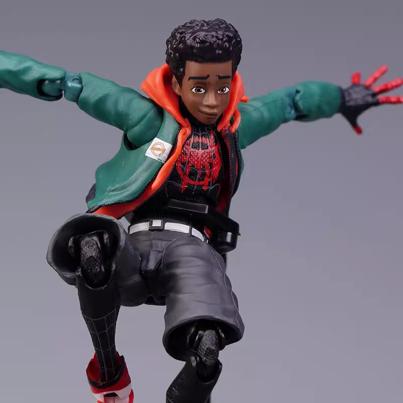 Spider-Man Miles Morales Action Figure Toy Movable Joint Anime Display Model Fans Collectors Gift Decoration
