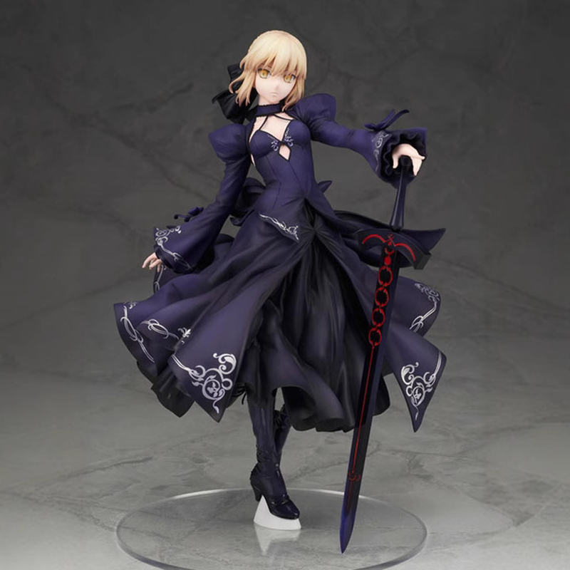 Fate Stay Night Saber Alter Statue Figure Dark Saber Altria Pendragon Model Collection Toy Display Gift Decoration