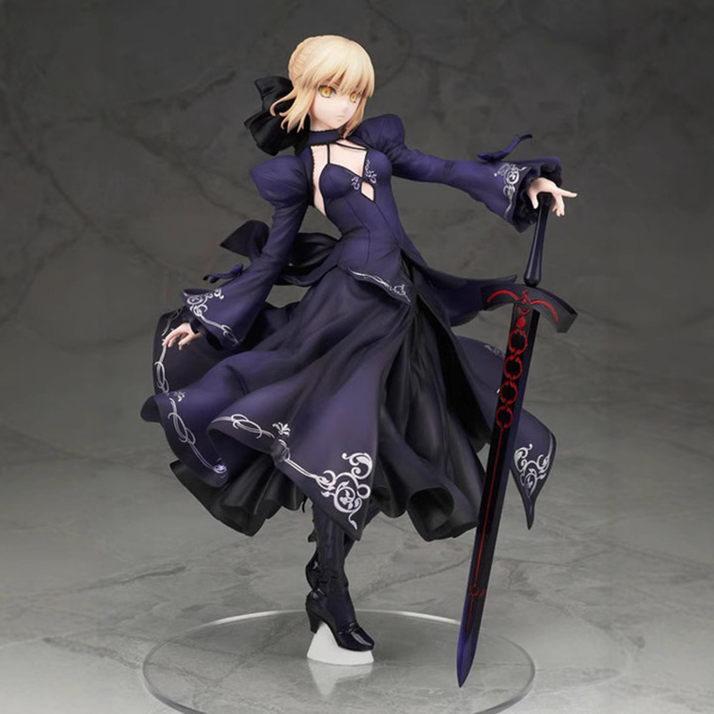 Fate Stay Night Saber Alter Statue Figure Dark Saber Altria Pendragon Model Collection Toy Display Gift Decoration
