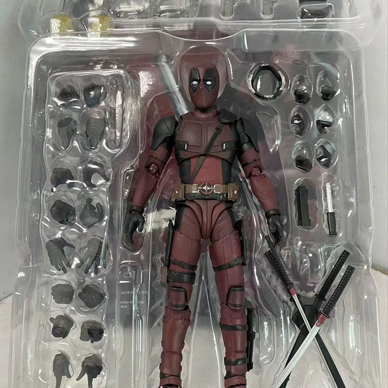 Deadpool 2 Action Figure Movable Joints Marvel Wade Wilson Collection Toy Dynamic Pose Model Gift Fans