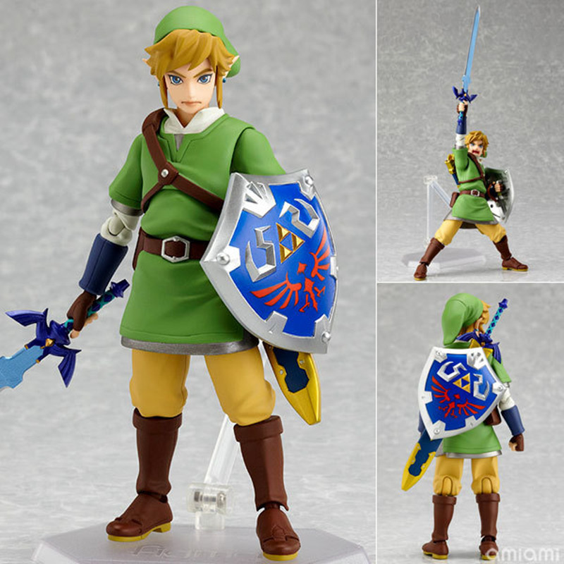 The Legend of Zelda Skyward Sword Link Action Figure Movable Joints Collection Toy Dynamic Pose Model Gamer Gift