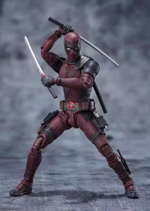 Deadpool 2 Action Figure Movable Joints Marvel Wade Wilson Collection Toy Dynamic Pose Model Gift Fans