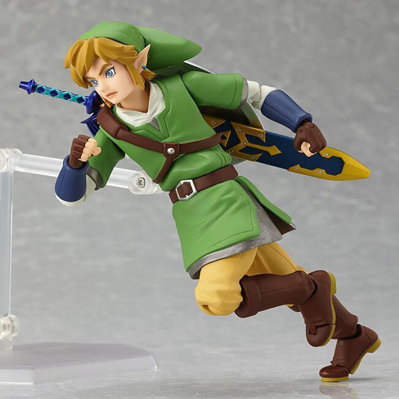 The Legend of Zelda Skyward Sword Link Action Figure Movable Joints Collection Toy Dynamic Pose Model Gamer Gift