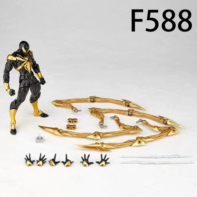 Iron Spider Man Action Figure Marvel Avengers Movable Joints Collection Dynamic Pose Peter Parker Armor Model Toy Gift