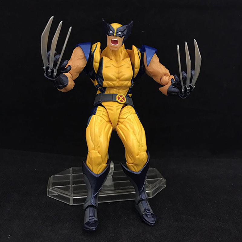 Wolverine Action Figure Marvel X-Men Logan Fully Articulated Movable Joints Collection Dynamic Pose Model Toy Gift