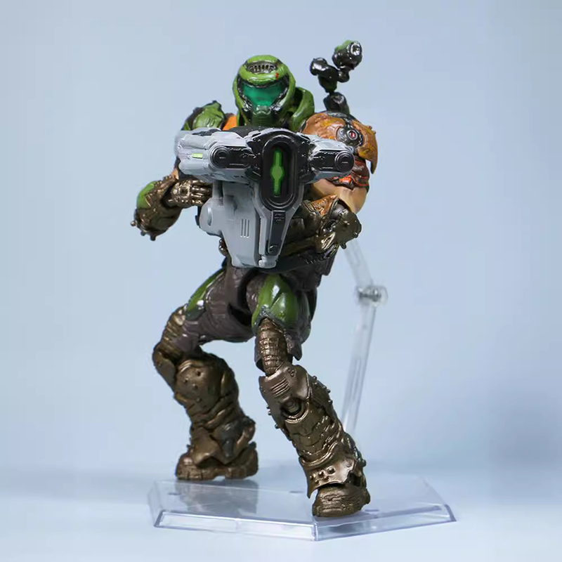 DOOM Eternal Doom Slayer Action Figure Fully Articulated Movable Joints Collection Model Toy Gift