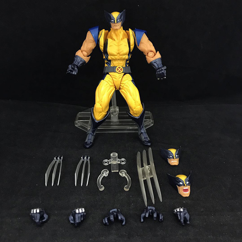 Wolverine Action Figure Marvel X-Men Logan Fully Articulated Movable Joints Collection Dynamic Pose Model Toy Gift