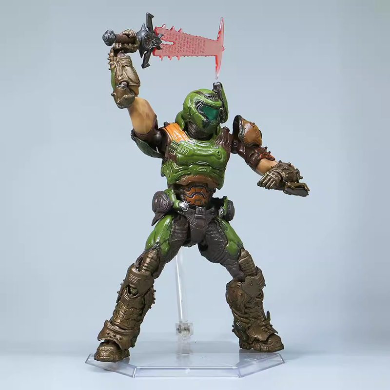 DOOM Eternal Doom Slayer Action Figure Fully Articulated Movable Joints Collection Model Toy Gift