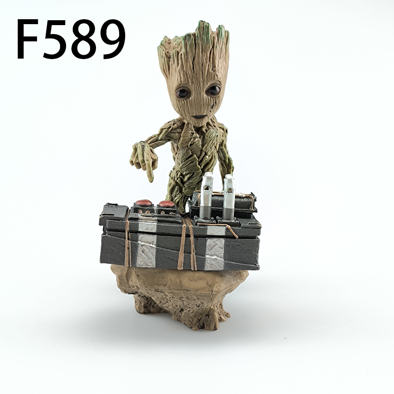 Groot Statue Figure Guardians of the Galaxy Groot PVC Collection Toy Cute Plant Model Marvel Gift Decoration