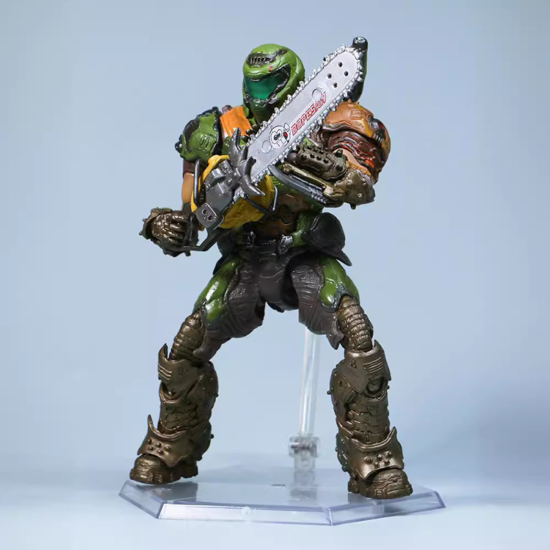 DOOM Eternal Doom Slayer Action Figure Fully Articulated Movable Joints Collection Model Toy Gift