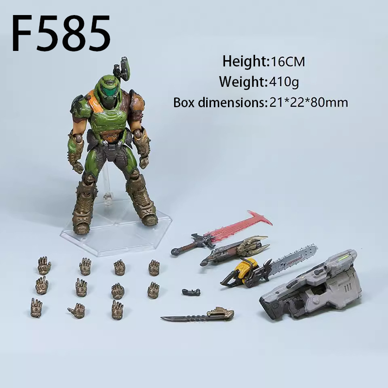 DOOM Eternal Doom Slayer Action Figure Fully Articulated Movable Joints Collection Model Toy Gift