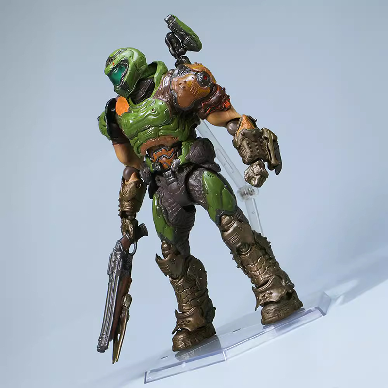 DOOM Eternal Doom Slayer Action Figure Fully Articulated Movable Joints Collection Model Toy Gift