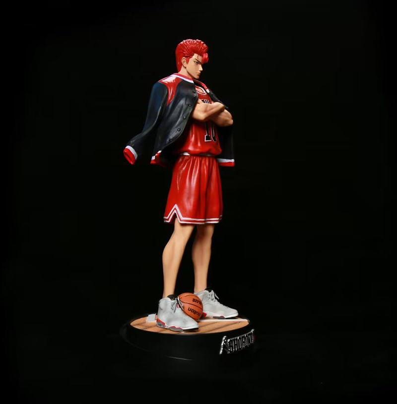 Slam Dunk Hanamichi Sakuragi Statue Figure Anime PVC Collection Basketball Model Toy Desk Decoration Gift