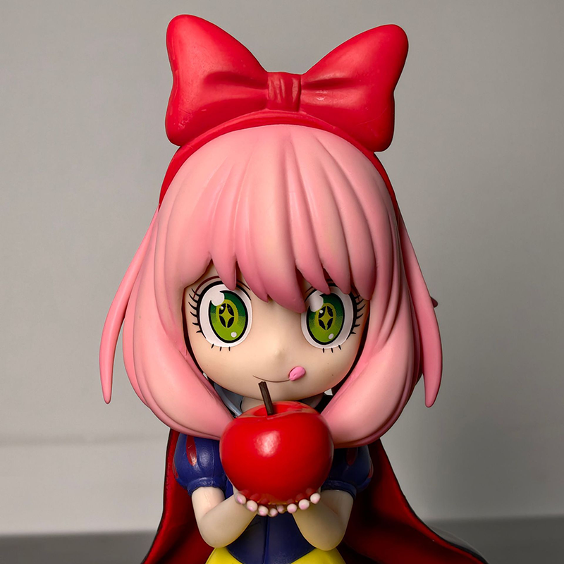 Anya Forger Snow White Cosplay Statue Figure Spy x Family Anime Collection Model Cute Toy Desk Decoration Gift