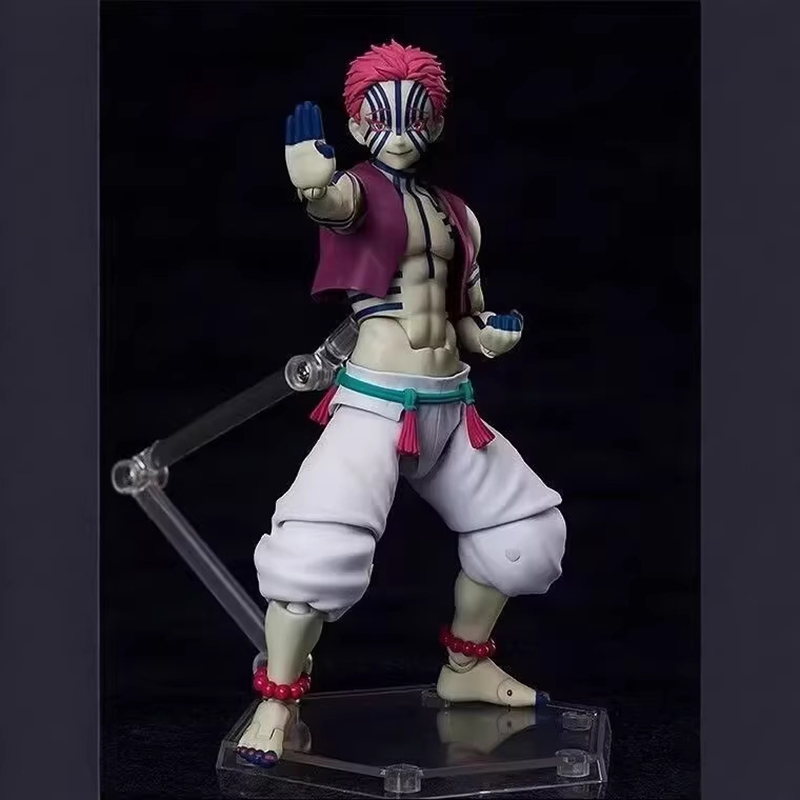 Demon Slayer Akaza Action Figure Movable Joints Collection Model Toy Dynamic Pose Upper Moon Three Gift