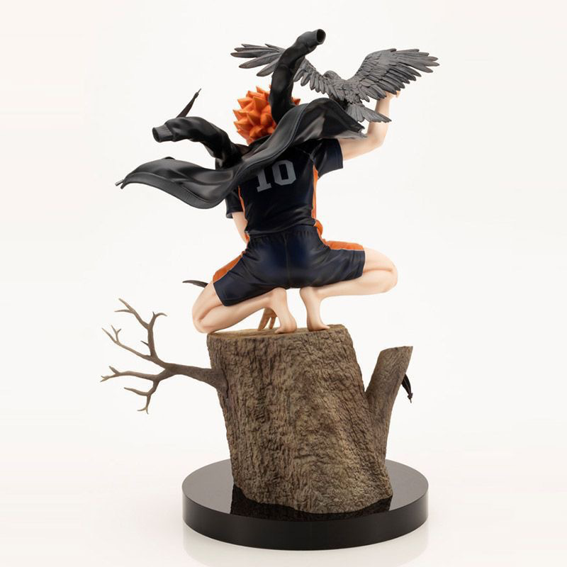 Haikyuu Shoyo Hinata Crow Tree Stump Statue Figure Anime Collection Model Toy Karasuno Gift Decoration