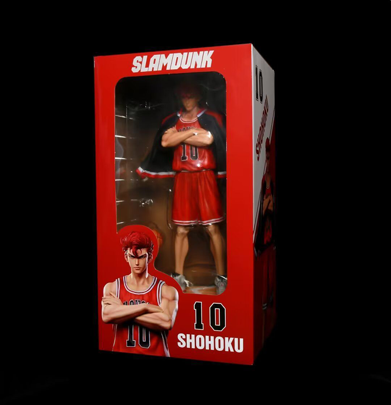 Slam Dunk Hanamichi Sakuragi Statue Figure Anime PVC Collection Basketball Model Toy Desk Decoration Gift