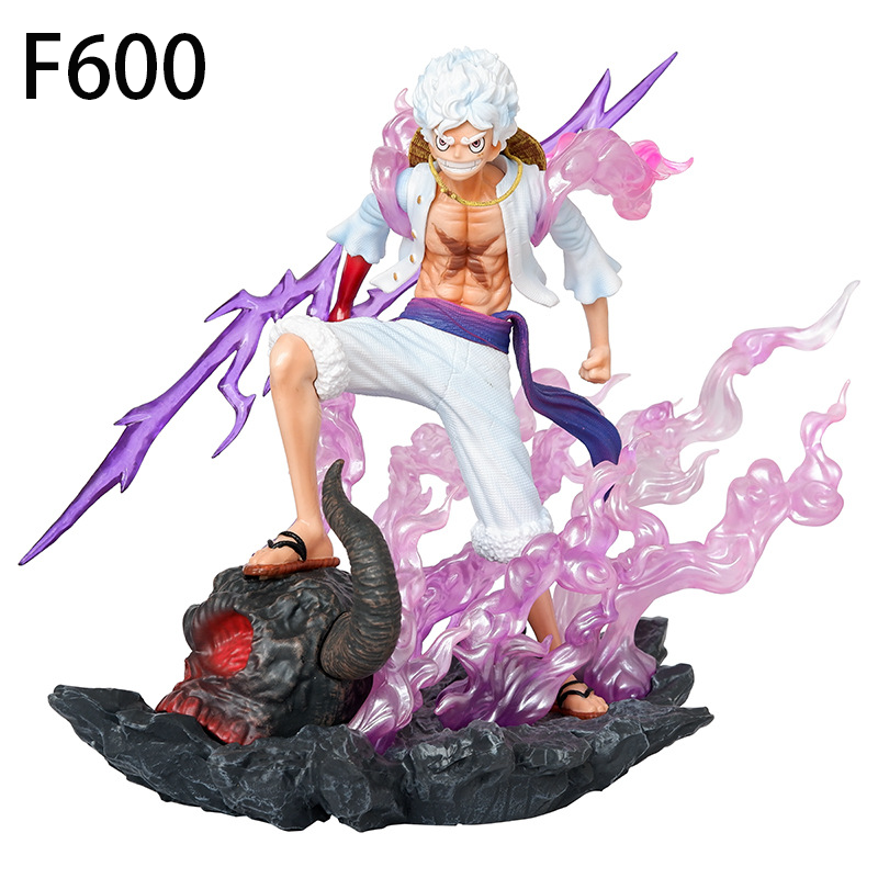 One Piece Luffy Wano Kaido Battle Statue Figure Onigashima Gear 5 Sun God Nika PVC Collection Model Toy Gift Decoration