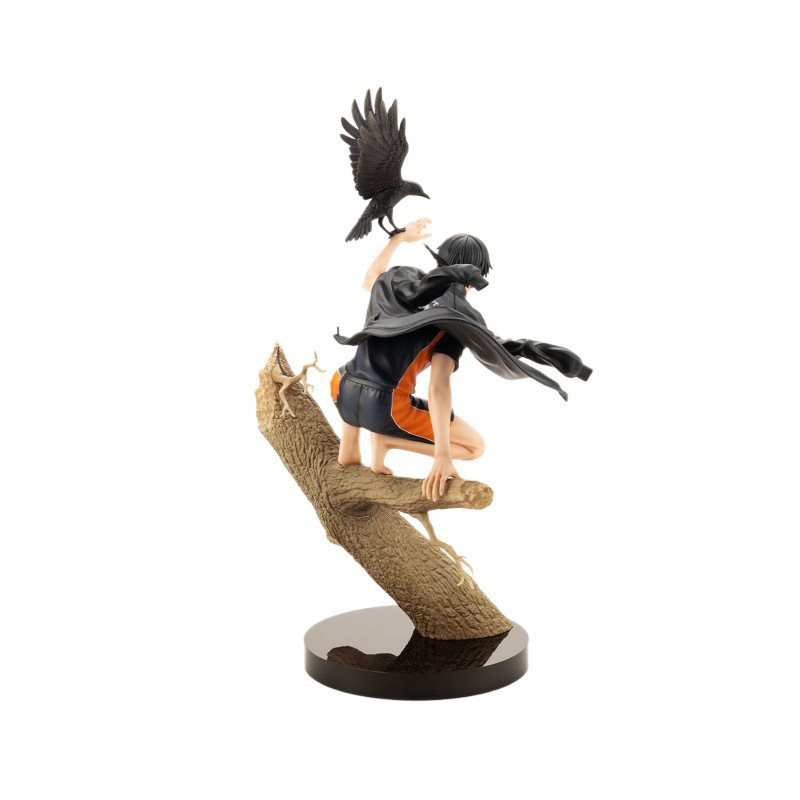 Haikyuu Tobio Kageyama Crow Tree Stump Statue Figure Anime Collection Model Toy Decoration Gift