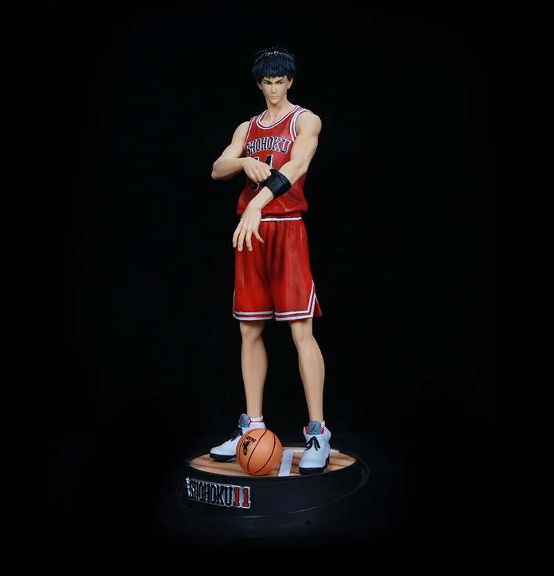 Slam Dunk Kaede Rukawa Statue Figure Anime PVC Collection Basketball Model Toy Desk Decoration Gift Fans