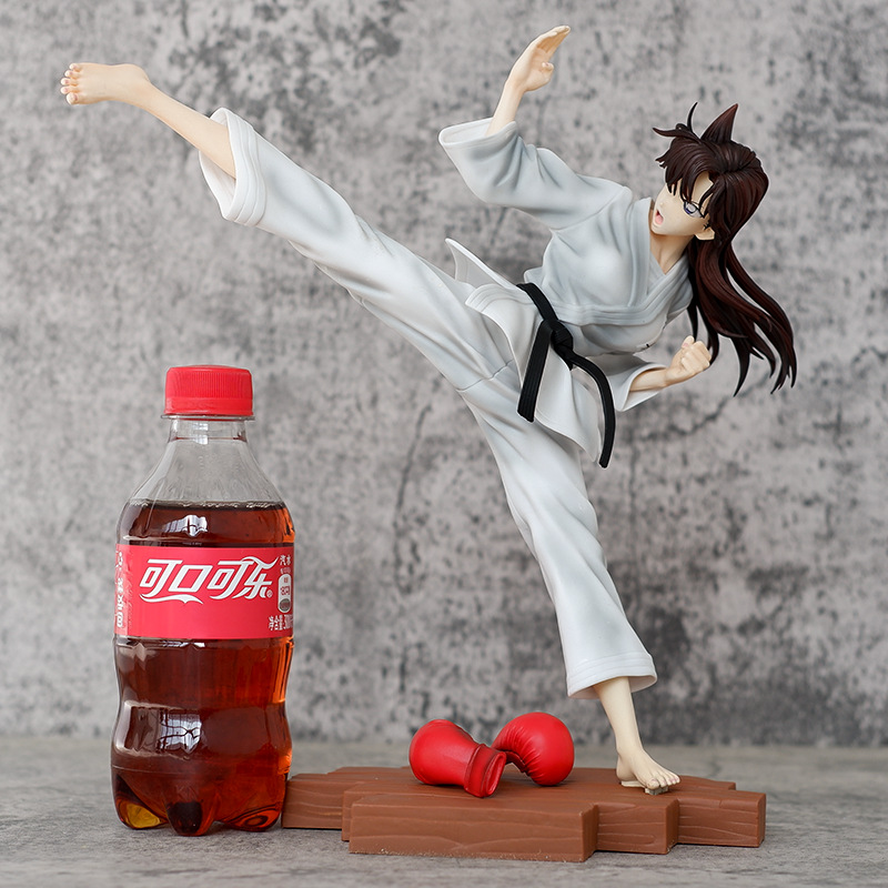 Ran Mouri Karate Statue Figure Detective Conan Anime Collection Model Toy Decoration Gift Fans